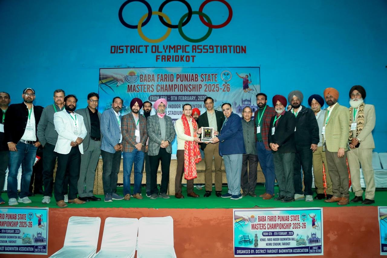 ਪੰਜਾਬ ਸਟੇਟ ਮਾਸਟਰਜ਼ ਬੈਡਮਿੰਟਨ ਚੈਂਪੀਅਨਸ਼ਿਪ 2026 ਦਾ ਸ਼ਾਨਦਾਰ ਆਗਾਜ਼
