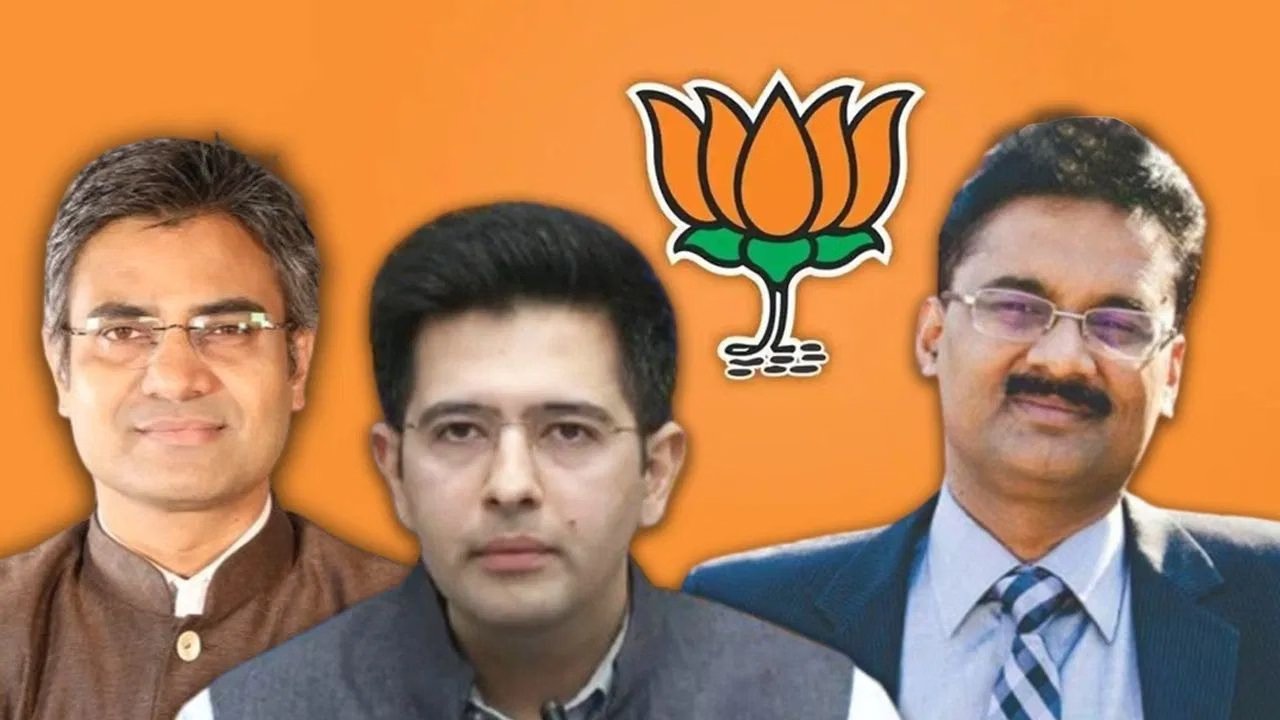 Aam Aadmi Party ਨੂੰ ਵੱਡਾ ਝਟਕਾ, Raghav Chadha ਸਮੇਤ 3 MP Bharatiya Janata Party ਵਿੱਚ ਸ਼ਾਮਲ